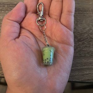 Boba Green Milk Tea Keychain *SOLD*